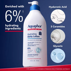 Aquaphor Hydrating Daily Body Lotion Unscented - 16oz