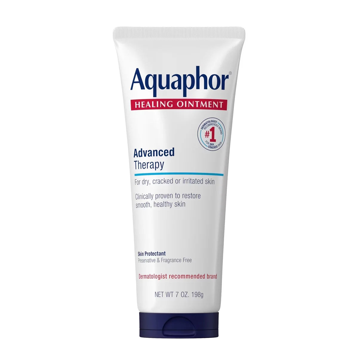 Aquaphor Healing Ointment Skin Protectant and Moisturizer for Dry and Cracked Skin Unscented