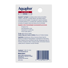 Aquaphor Lip Repair Stick for Dry Chapped Lips - 0.17oz: Paraben-Free, Unflavored