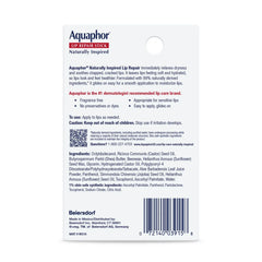 Aquaphor Lip Repair Stick For Immediate Relief - Aloe Vera - 0.17oz: Moisturizing, Soothing, Contains Shea Butter, Dye-Free