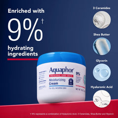 Aquaphor Moisturizing Body Cream Unscented - 16oz