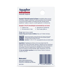 Aquaphor Lip Repair Stick For Immediate Relief - Coconut - 0.17oz: No Fragrance Added, Contains Shea Butter, Contains Coconut Oil