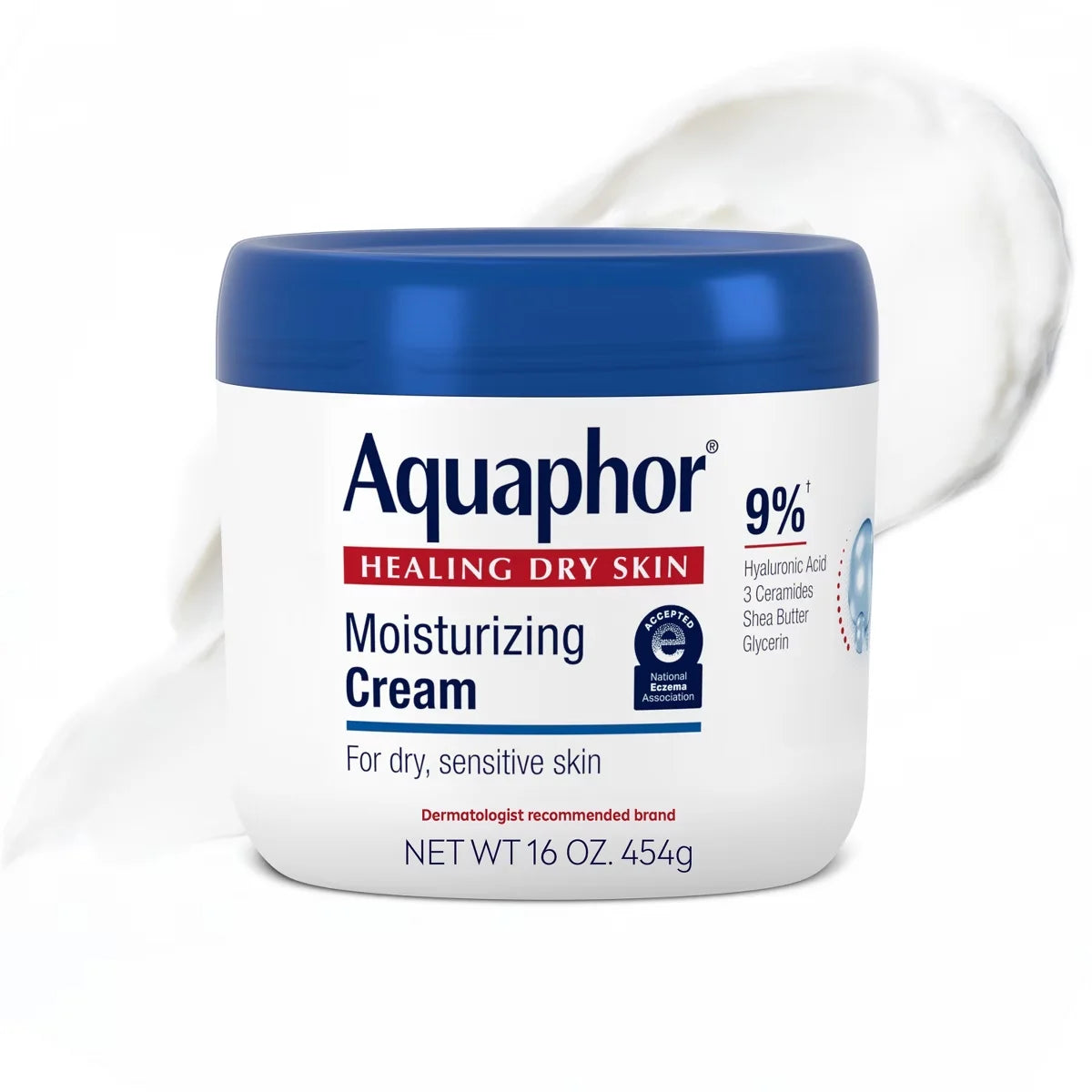 Aquaphor Moisturizing Body Cream Unscented - 16oz