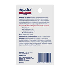 Aquaphor Lip Balm Repair Stick for Chapped Lips - 2pk/.34oz: Paraben-Free, Unflavored, Travel Size